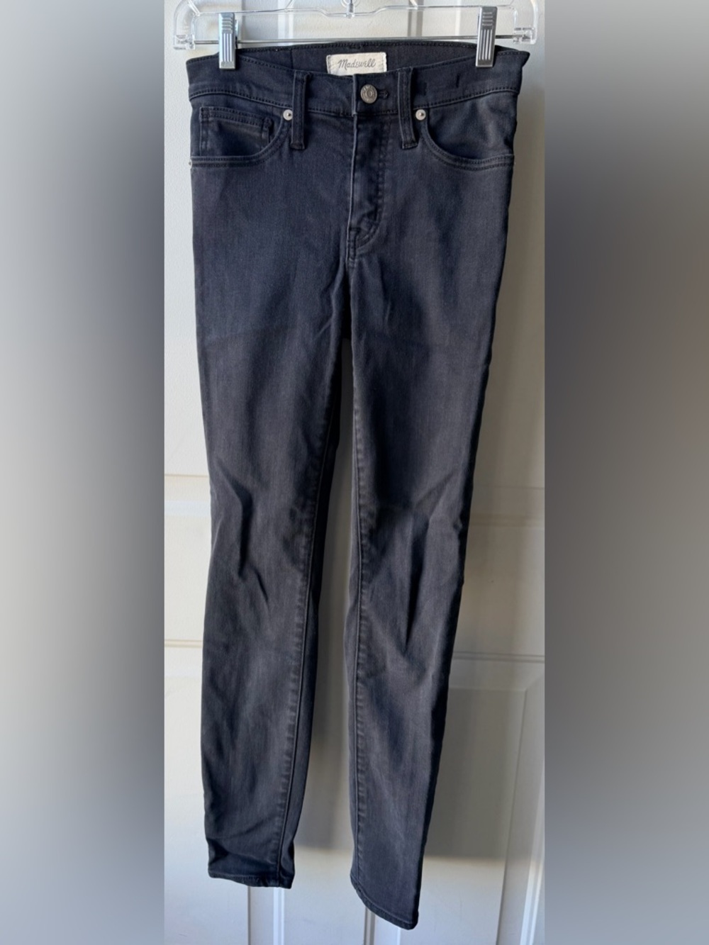 Madewell Women’s Size 24T (waist) Black Skinny Jeans High Rise Skinny Denim